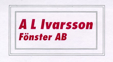 AI Ivarsson Fönster
